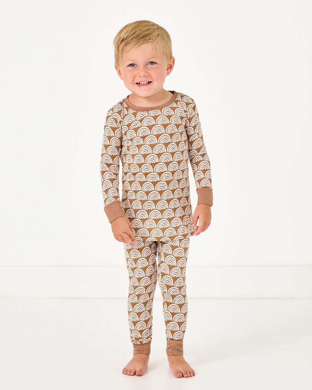 Rust Rainbows Two-Piece Pajama Set