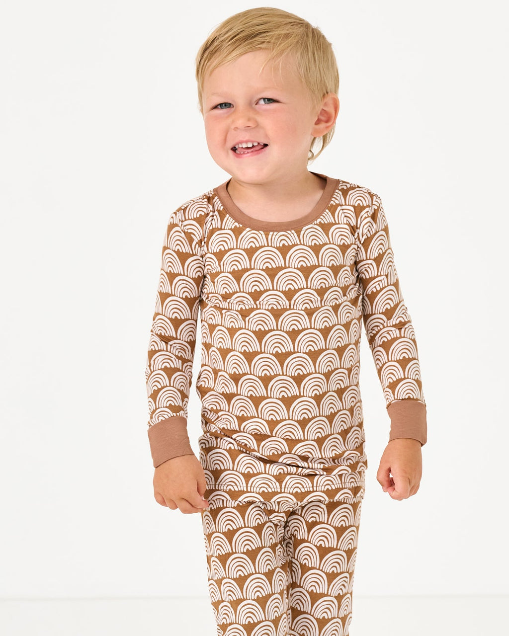 Rust Rainbows Two-Piece Pajama Set