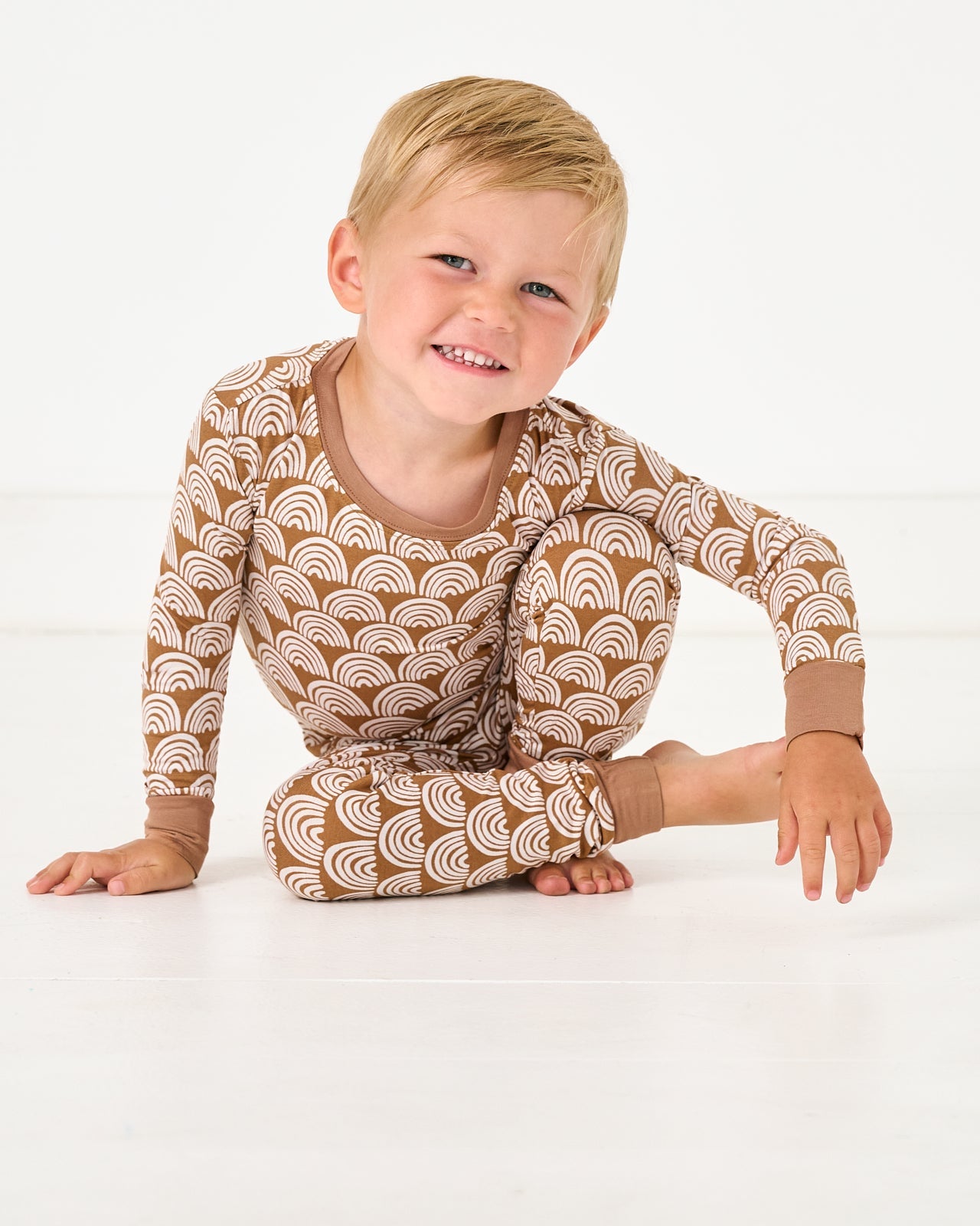 Rust Rainbows Two-Piece Pajama Set