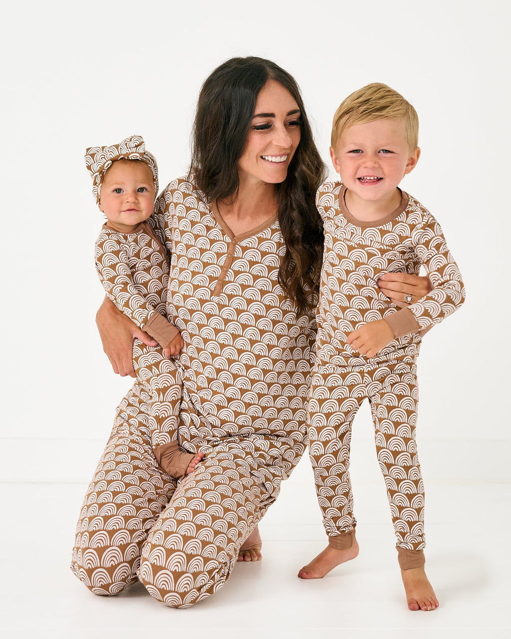 Rust Rainbows Two-Piece Pajama Set
