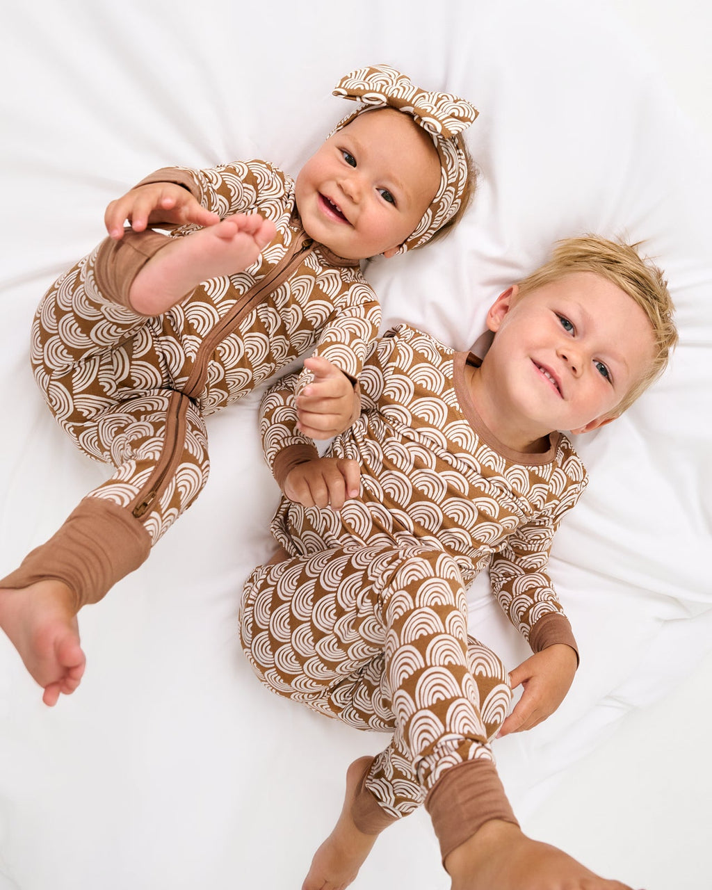 Rust Rainbows Two-Piece Pajama Set