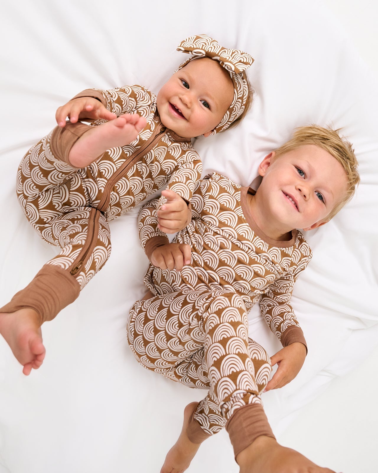 Rust Rainbows Two-Piece Pajama Set