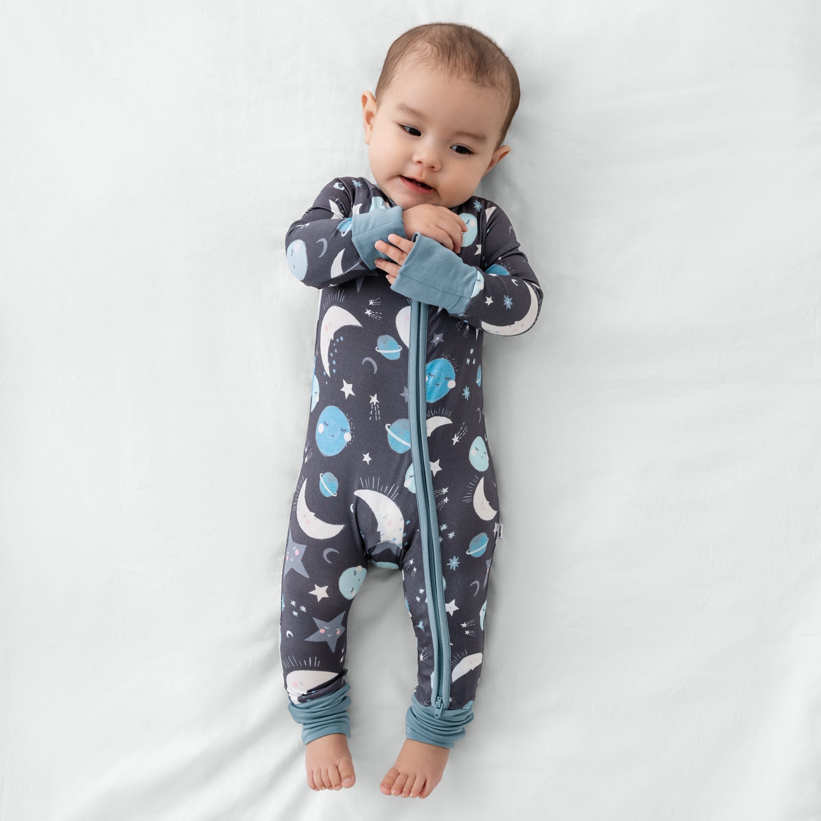 Blue To the Moon & Back Zippy