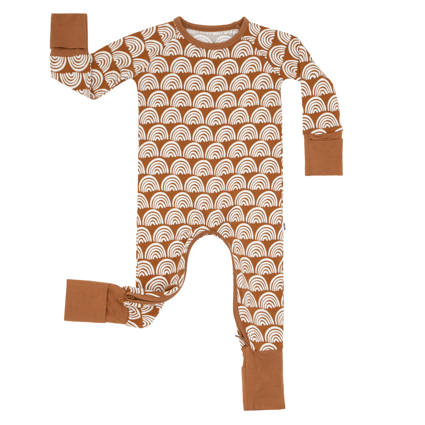 Rust Rainbows Crescent Zippy